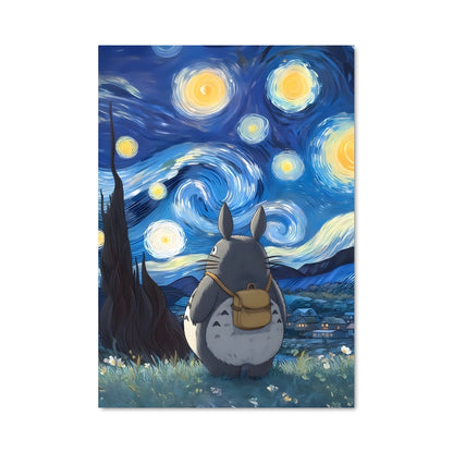 Poster Totoro dans les Étoiles