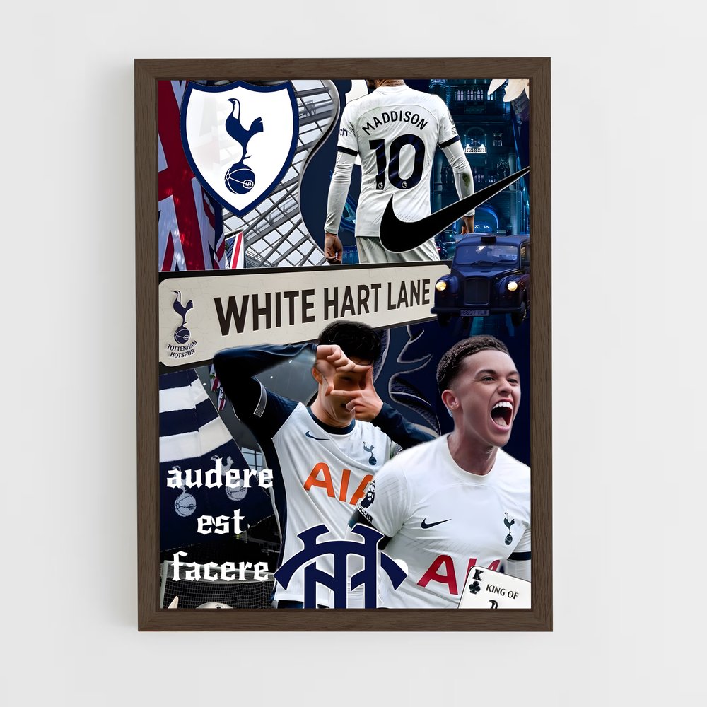 ap-tottenham hotspur fc-8 cadre Bois foncé