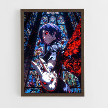 ap-touka kirishima-2 cadre Bois foncé