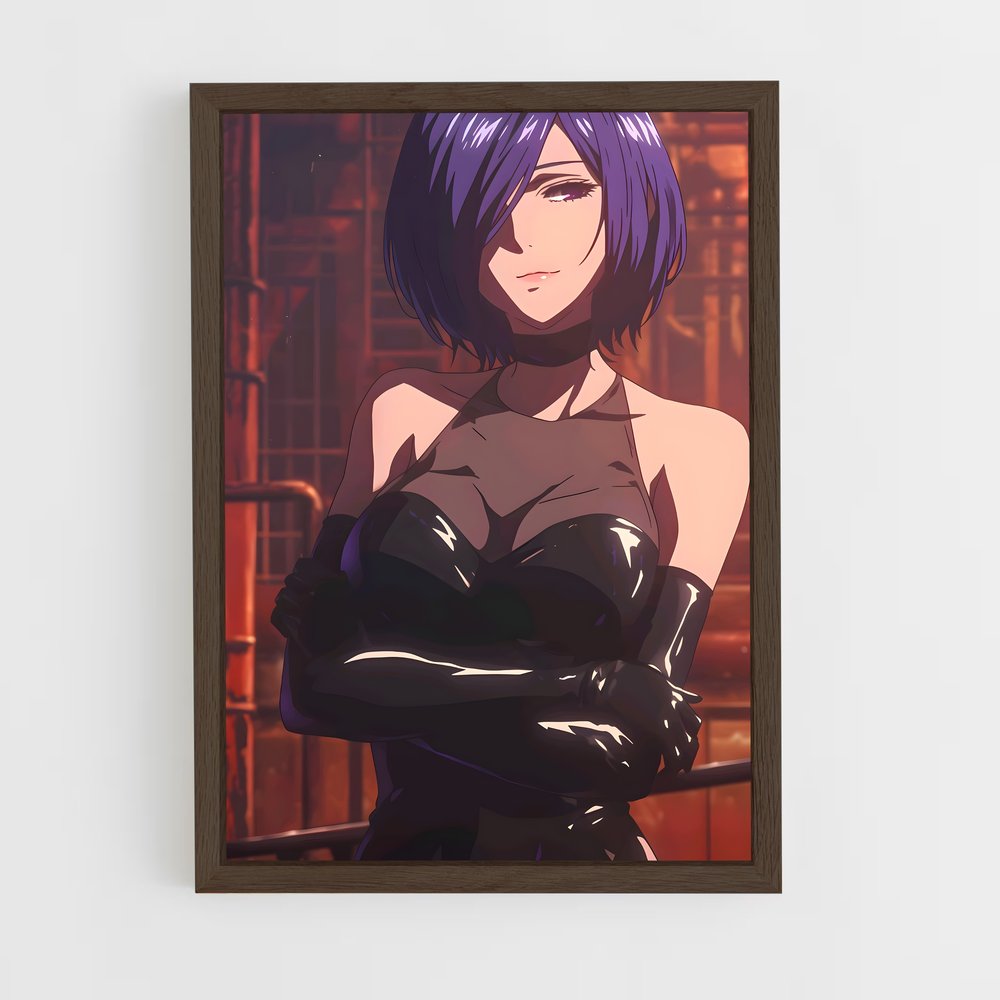 ap-touka kirishima-3 cadre Bois foncé
