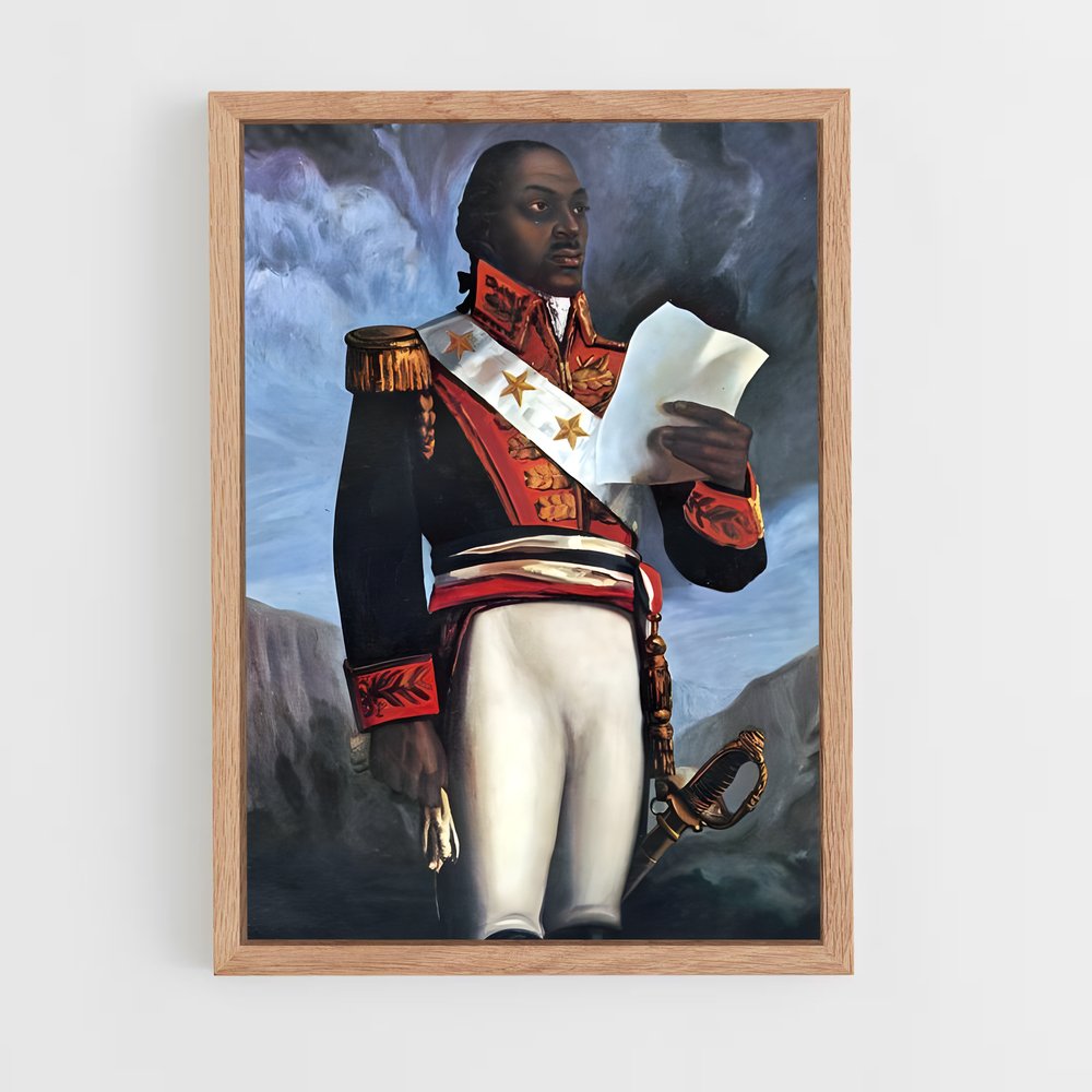 ap-toussaint louverture-1 cadre Bois clair