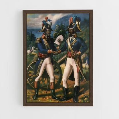 ap-toussaint louverture-4 cadre Bois foncé