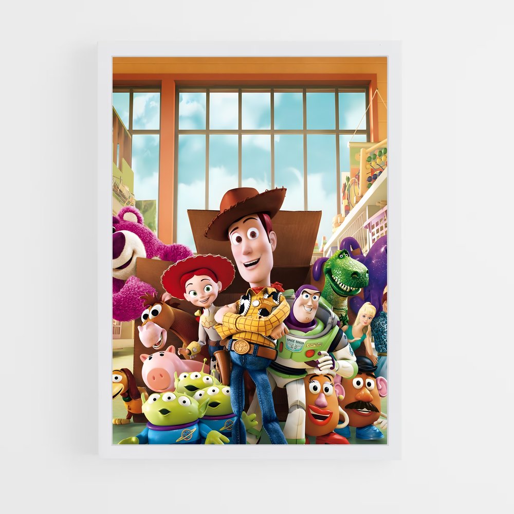 ap-toy story-3 cadre Blanc