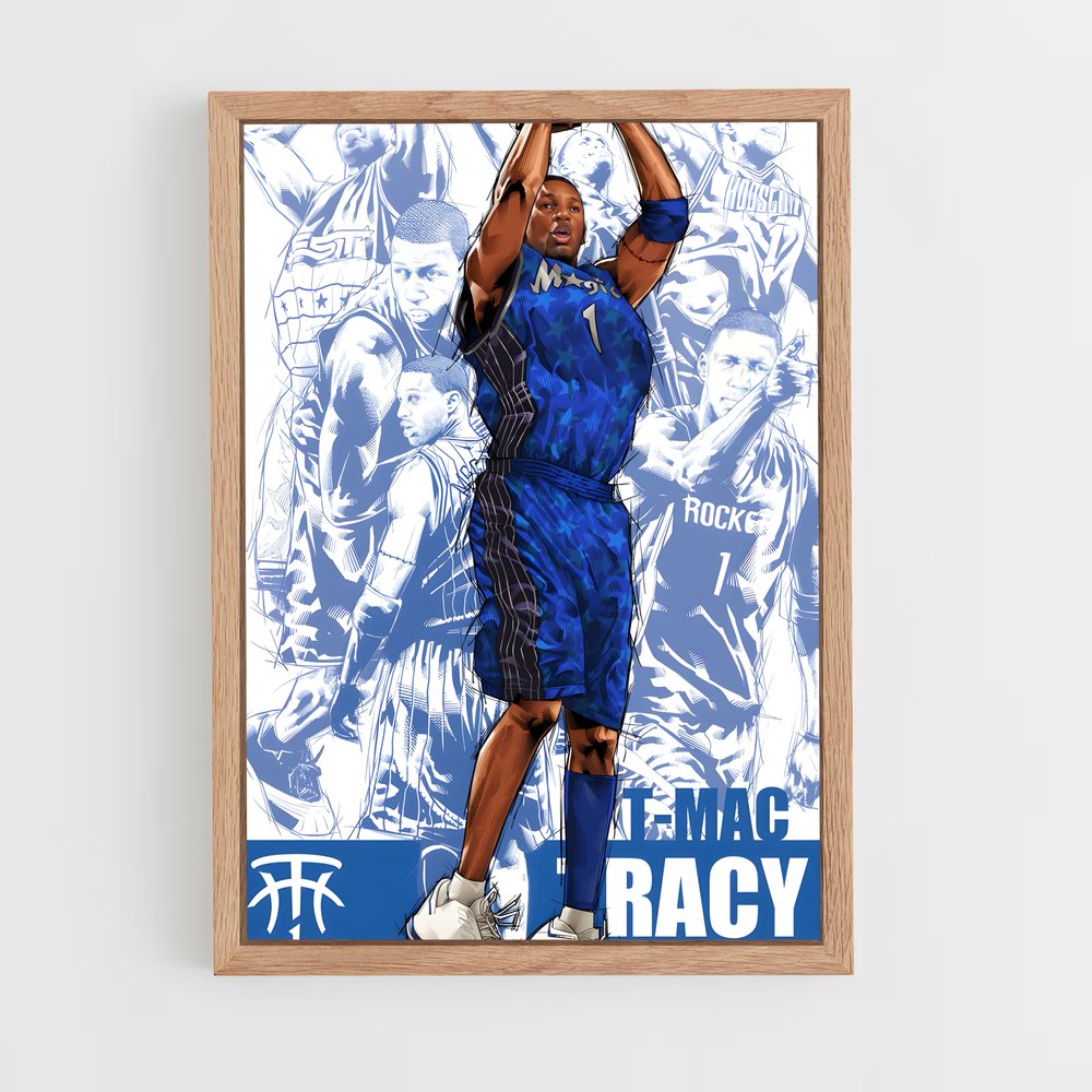 ap-tracy mcgrady-4 cadre Bois clair