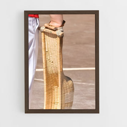 ap-traditional basque pelota-1 cadre Bois foncé