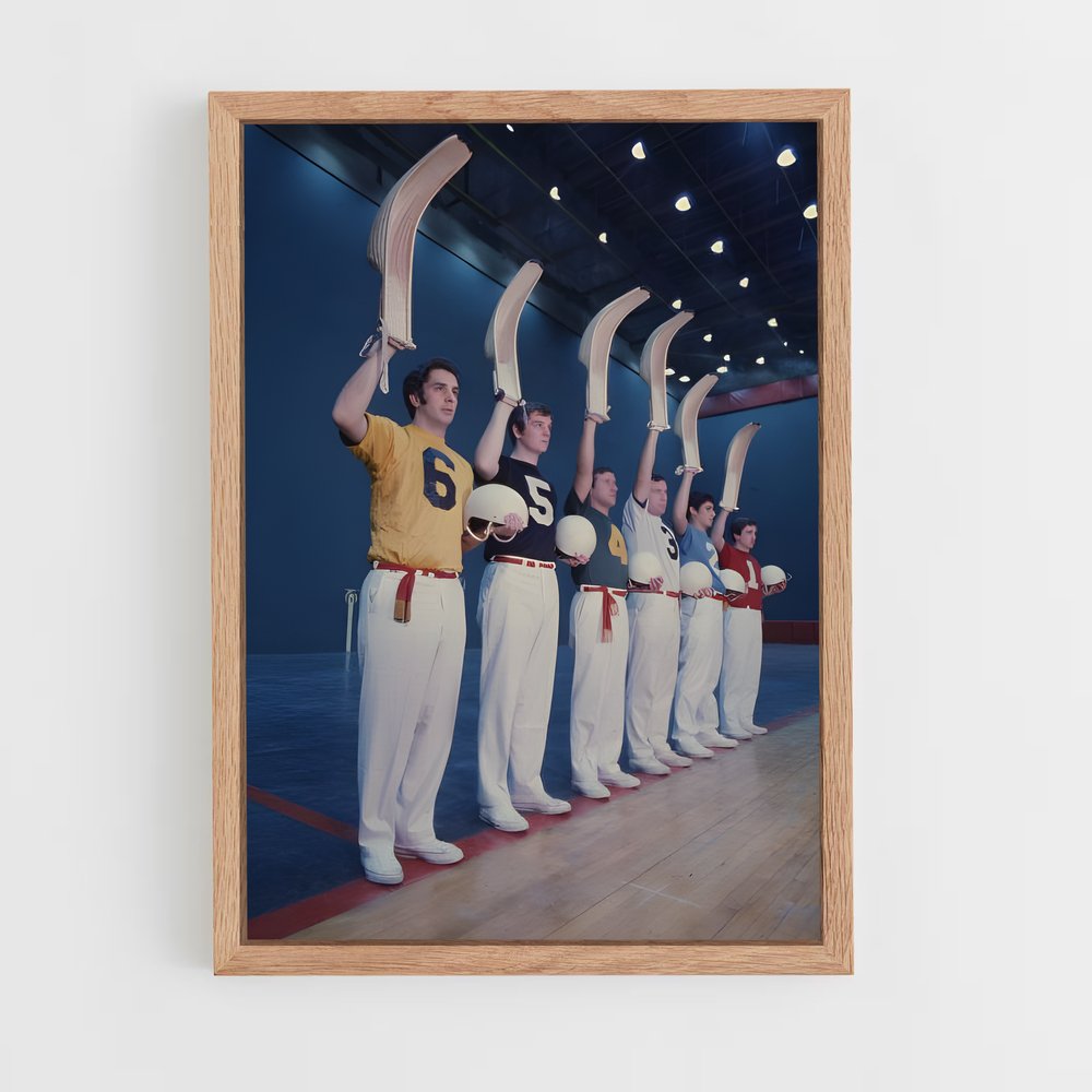 ap-traditional basque pelota-3 cadre Bois clair