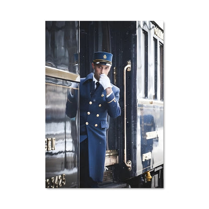 Poster Conducteur de Train