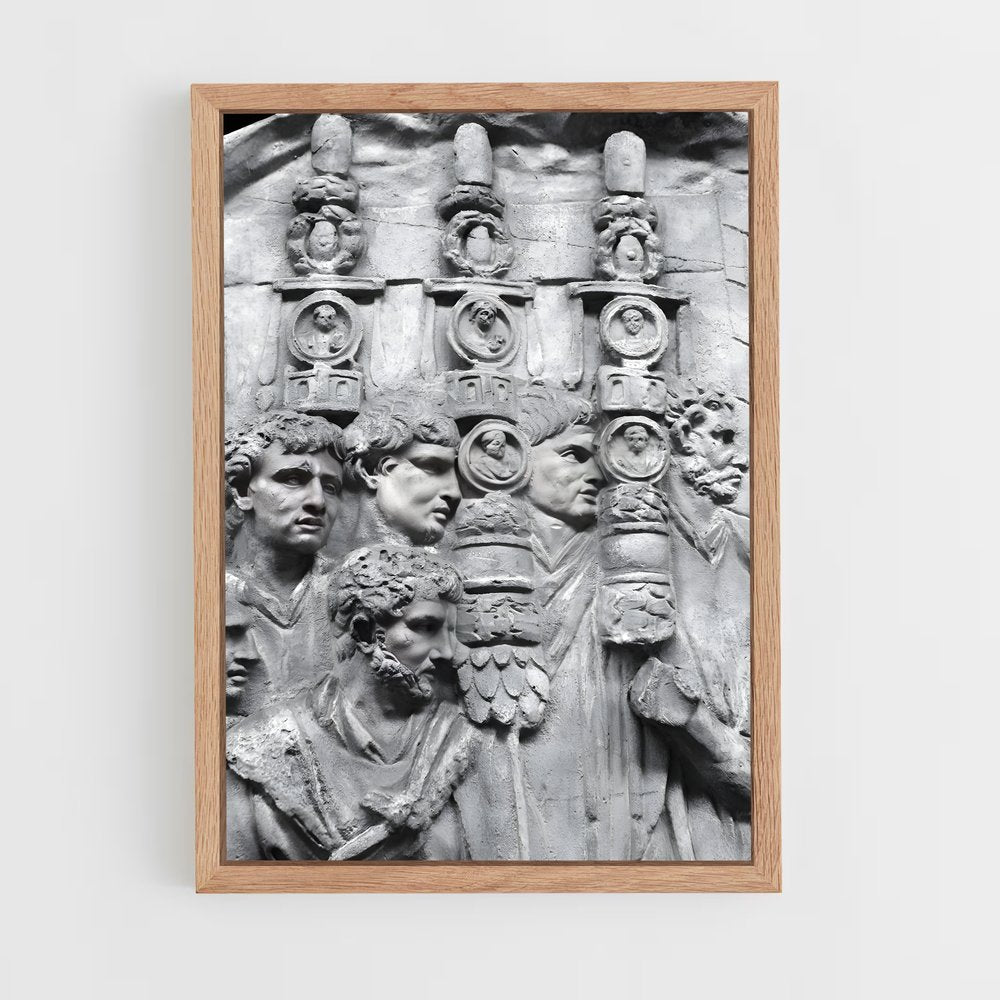 ap-trajan column reliefs-1 cadre Bois clair