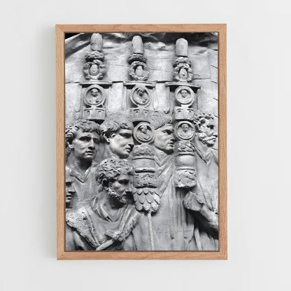 ap-trajan column reliefs-1 cadre Bois clair