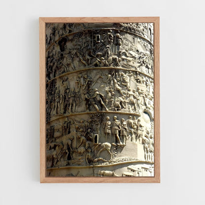 ap-trajan column reliefs-10 cadre Bois clair