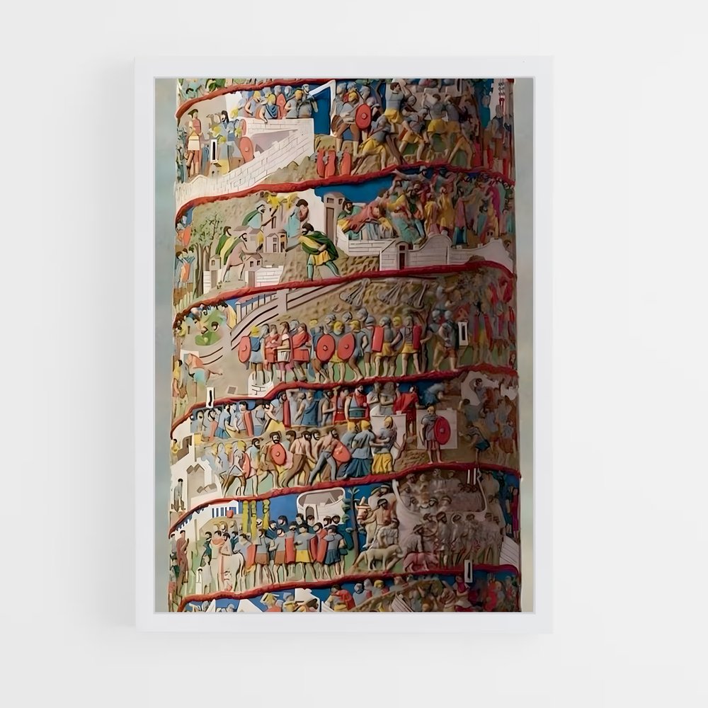 ap-trajan column reliefs-2 cadre Blanc