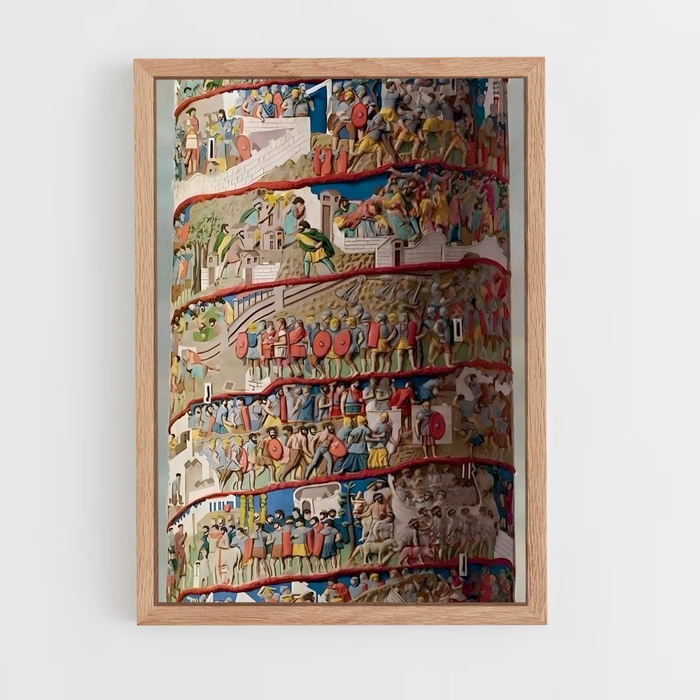 ap-trajan column reliefs-2 cadre Bois clair