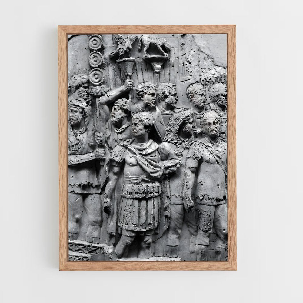 ap-trajan column reliefs-3 cadre Bois clair