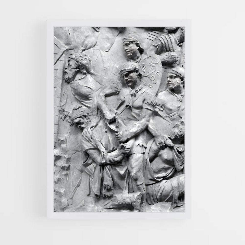 ap-trajan column reliefs-5 cadre Blanc