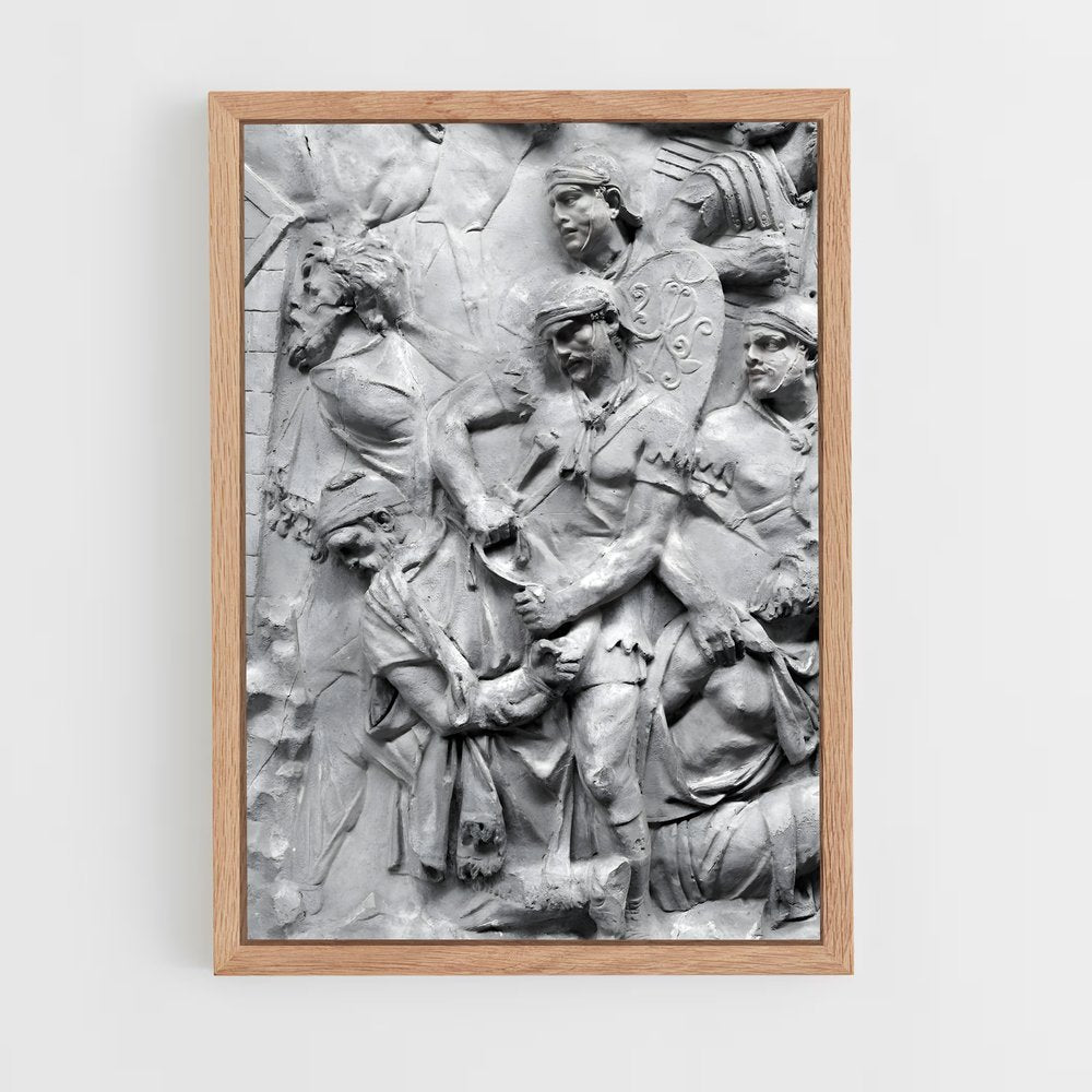 ap-trajan column reliefs-5 cadre Bois clair