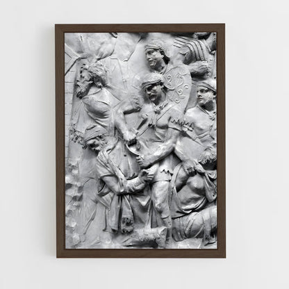 ap-trajan column reliefs-5 cadre Bois foncé