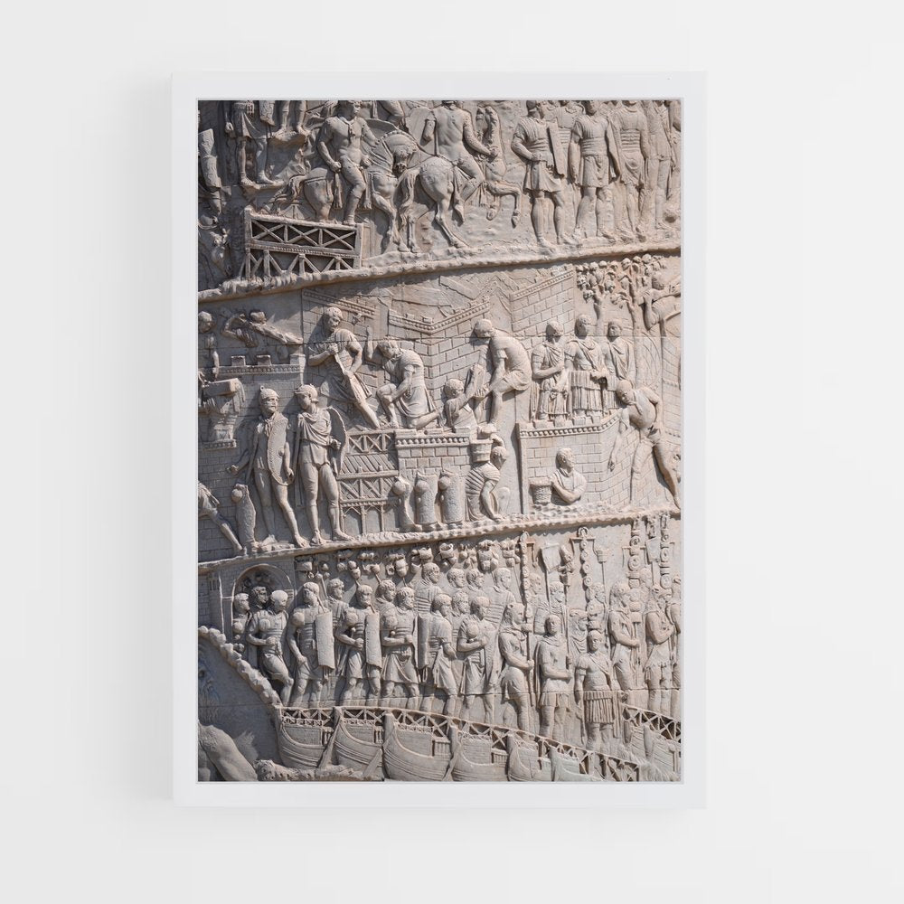 ap-trajan column reliefs-9 cadre Blanc