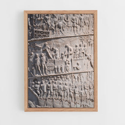 ap-trajan column reliefs-9 cadre Bois clair