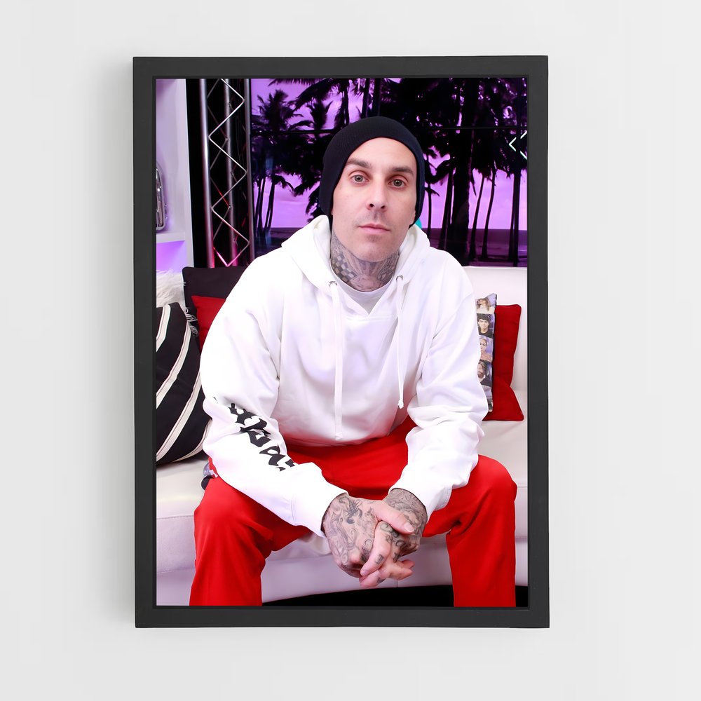 ap-travis barker-2 cadre Noir