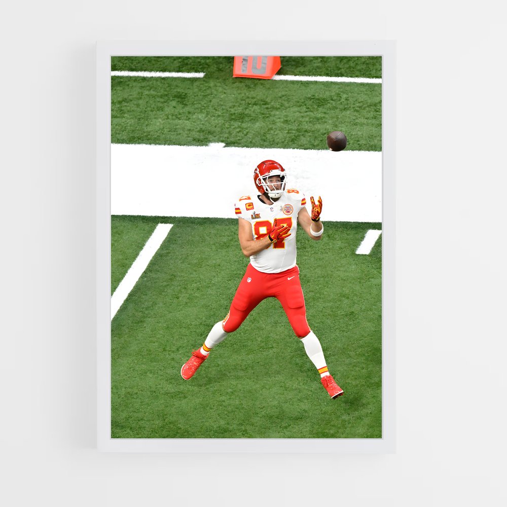 ap-travis kelce-4 cadre Blanc