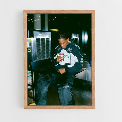 ap-travis scott-12 cadre Bois clair
