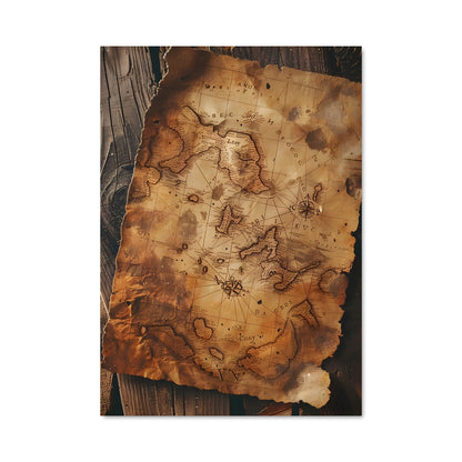 Poster Carte au Trésor