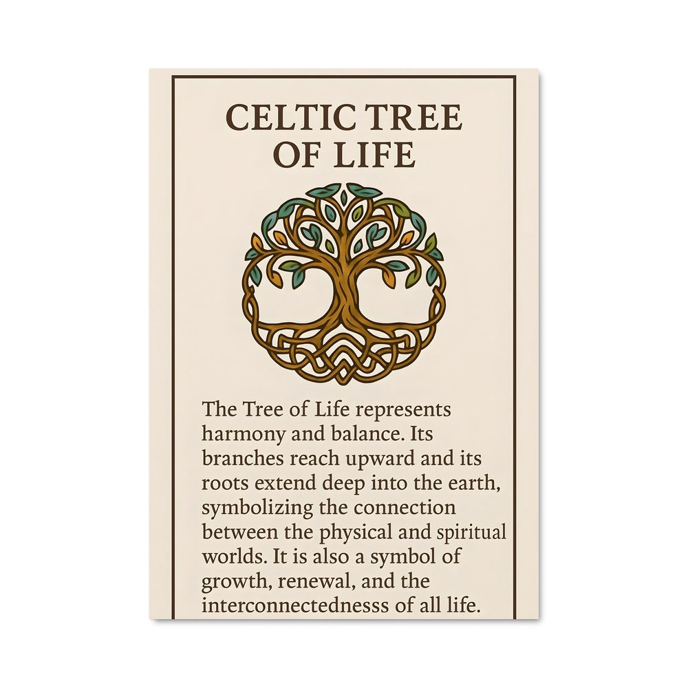 Poster Arbre Celtique