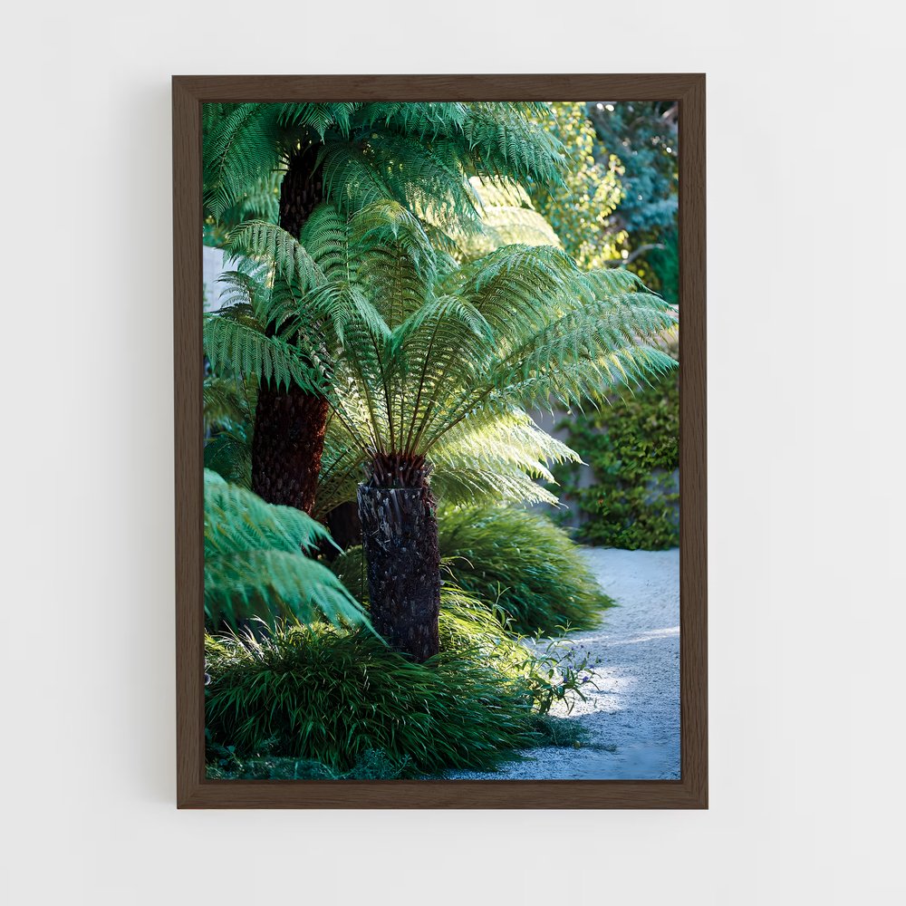 ap-tree fern-1 cadre Bois foncé