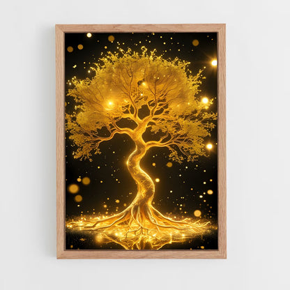 ap-tree of life-5 cadre Bois clair