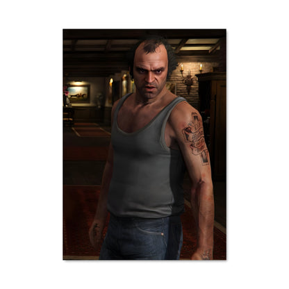 Poster Trevor en Tatouages