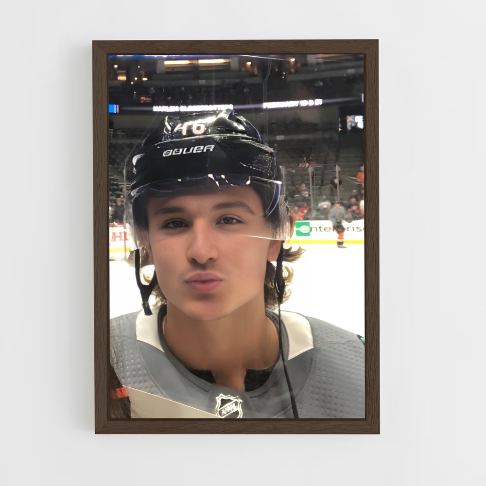 ap-trevor zegras-1 cadre Bois foncé