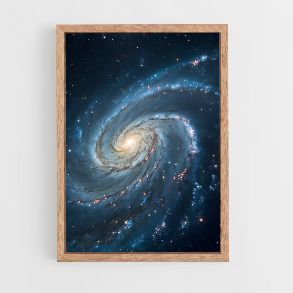 ap-triangulum galaxy-1 cadre Bois clair
