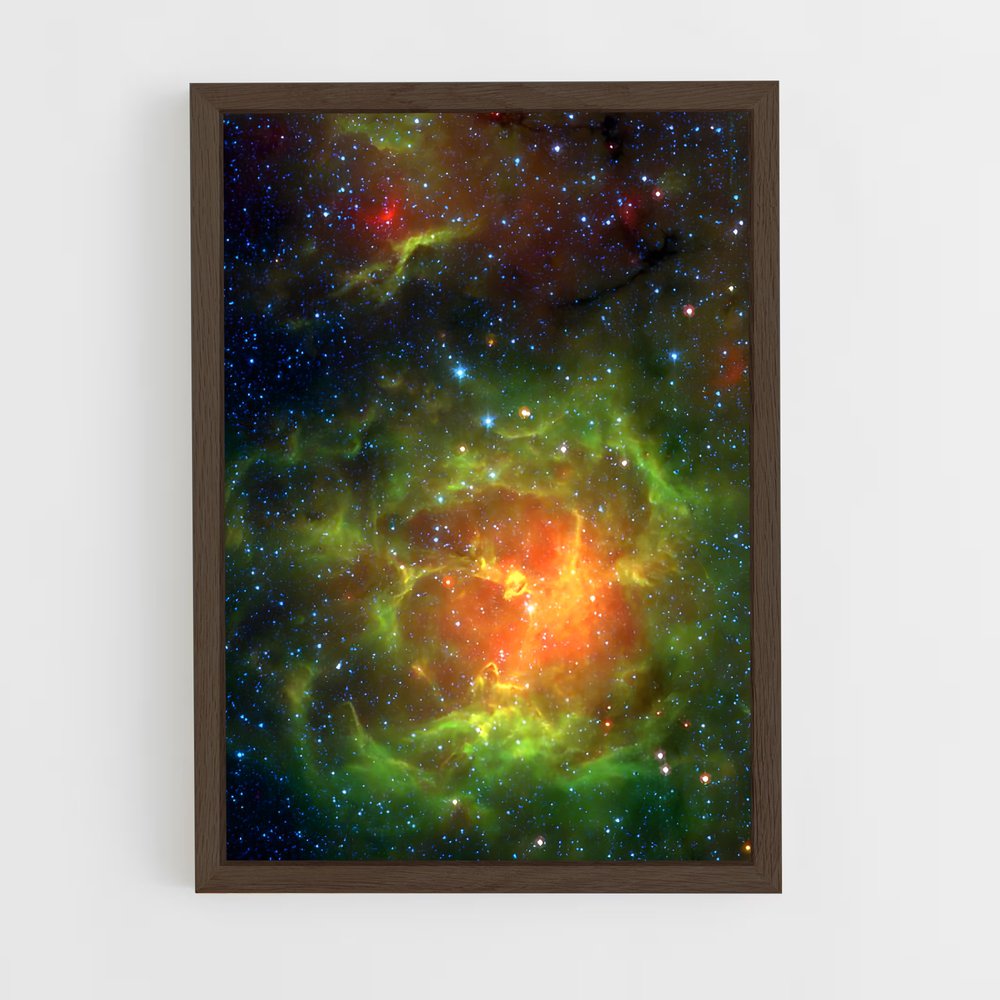 ap-trifid nebula-1 cadre Bois foncé