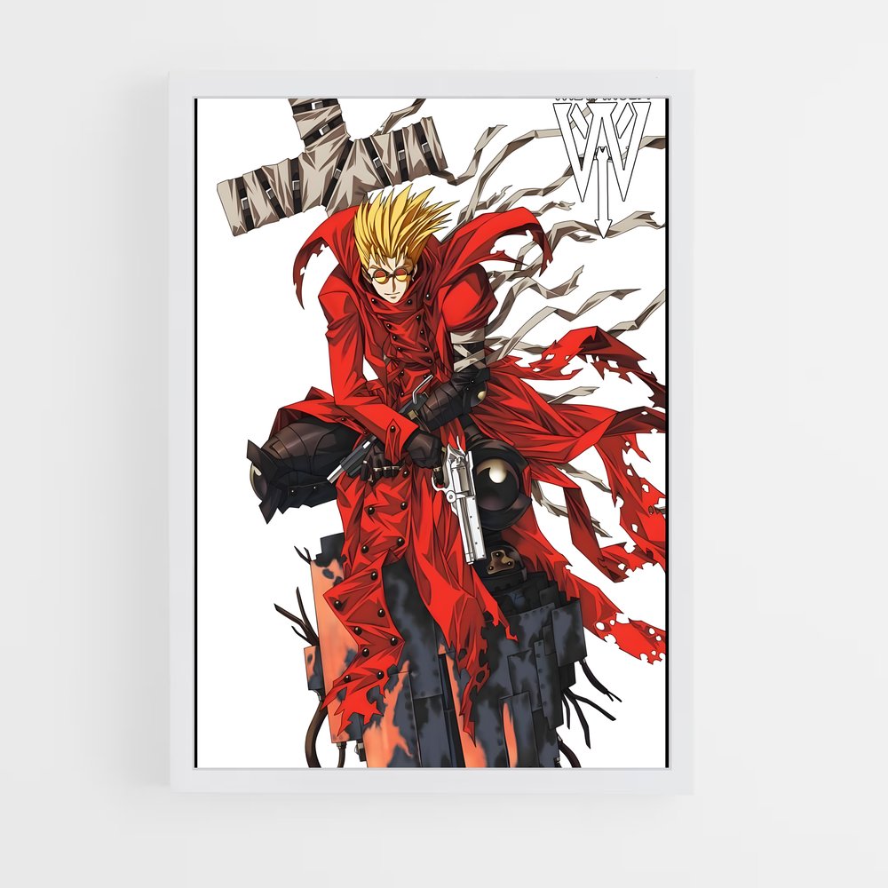 ap-trigun-3 cadre Blanc