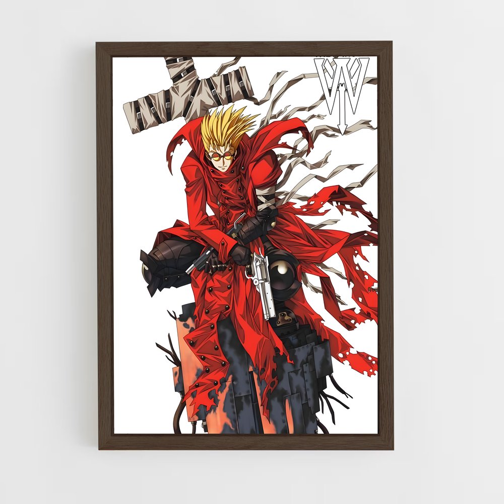 ap-trigun-3 cadre Bois foncé