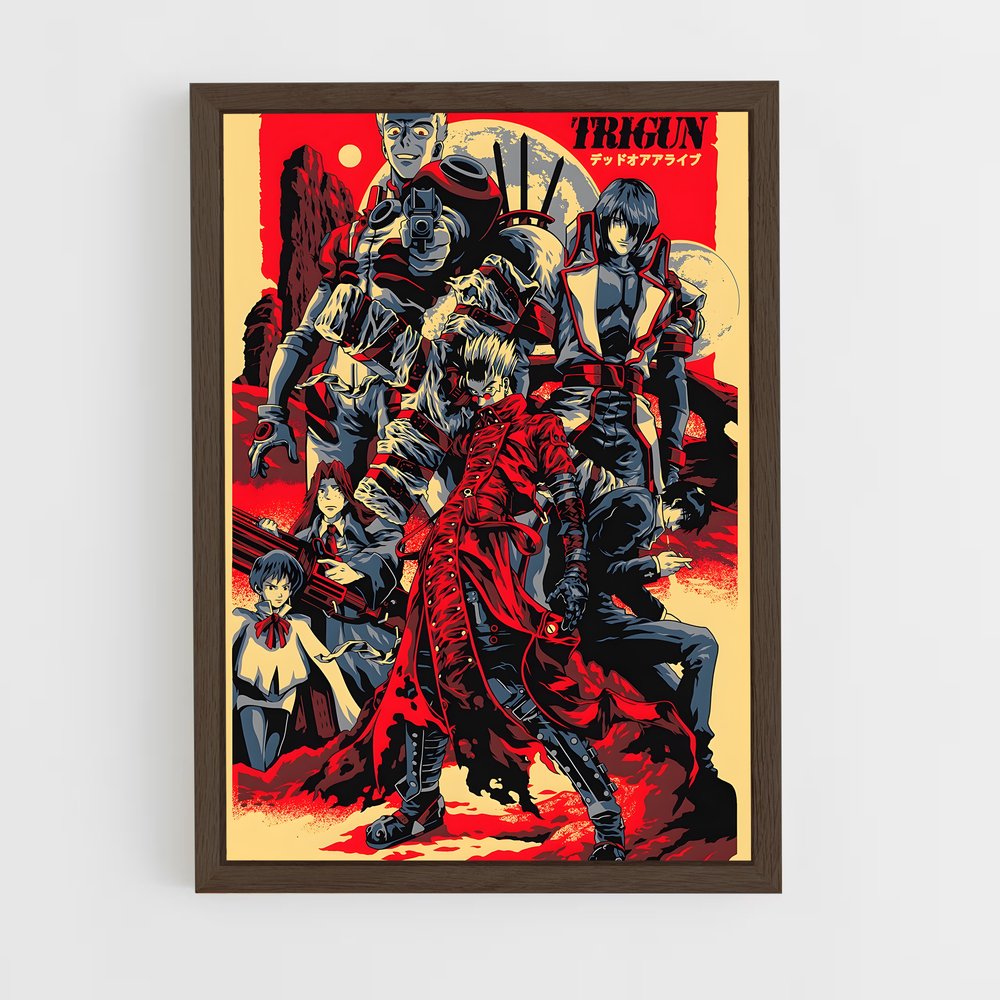 ap-trigun-5 cadre Bois foncé