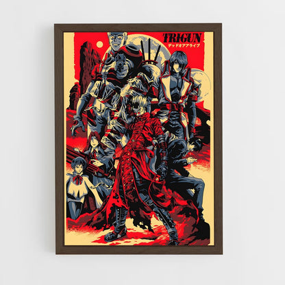 ap-trigun-5 cadre Bois foncé