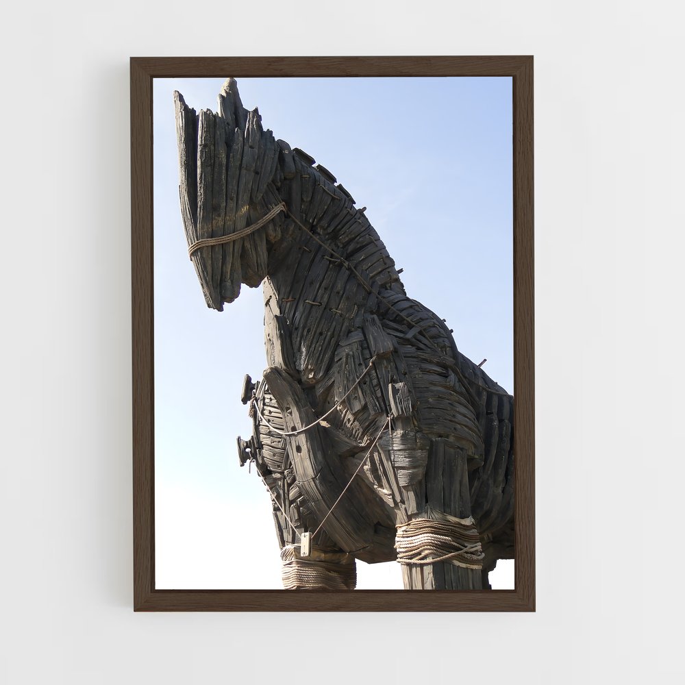 ap-trojan horse-1 cadre Bois foncé
