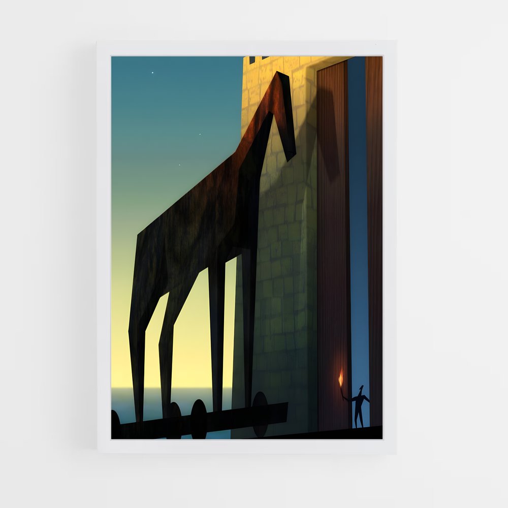 ap-trojan horse-2 cadre Blanc