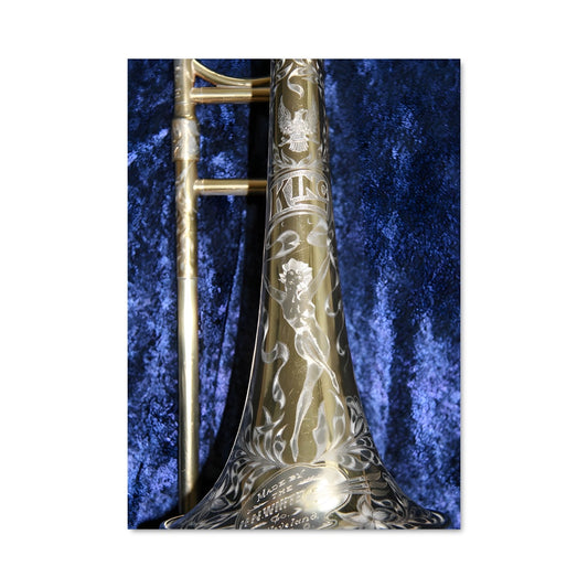 Poster Trompette en Velvet