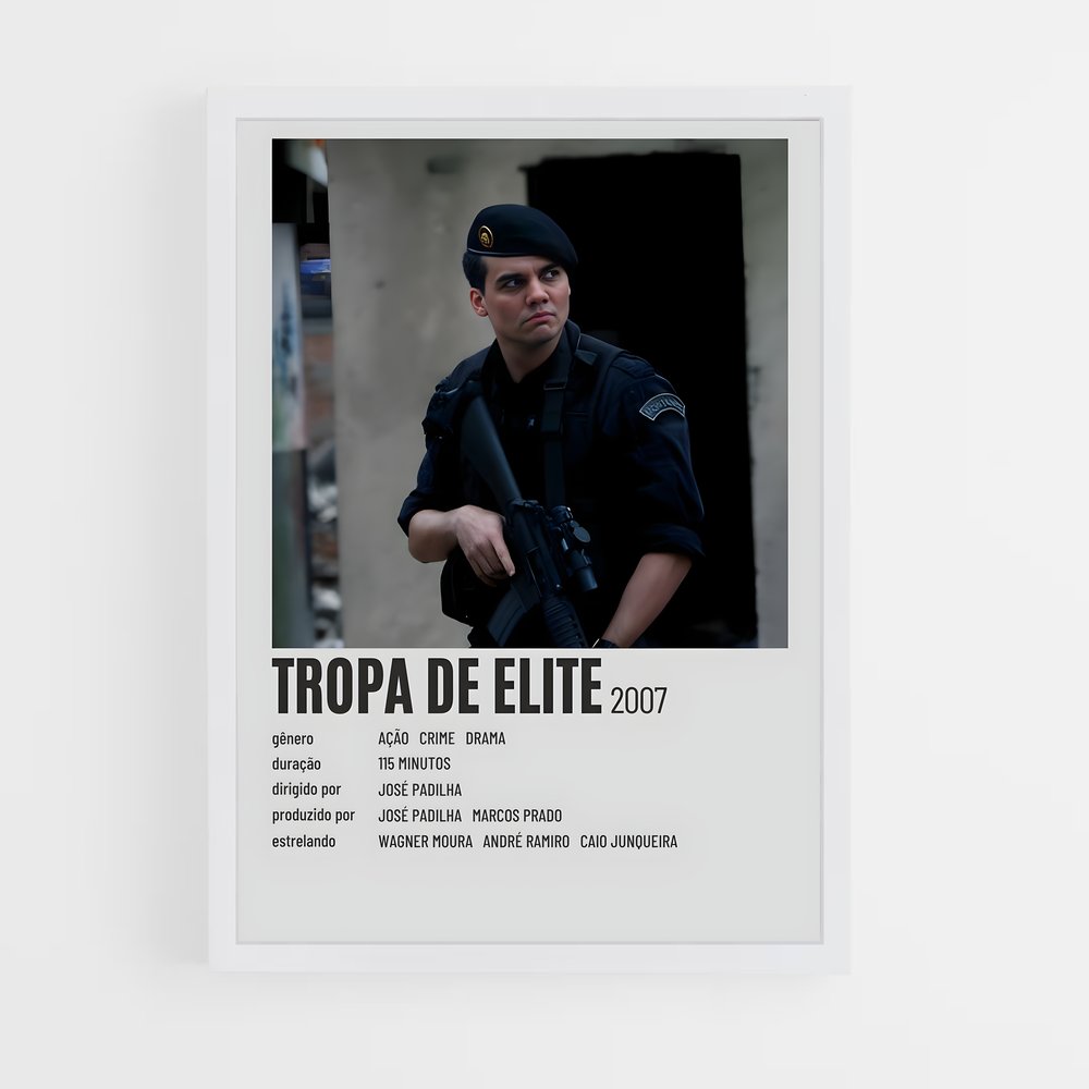 ap-tropa de elite-4 cadre Blanc