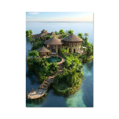 Poster Tropical islands 96976