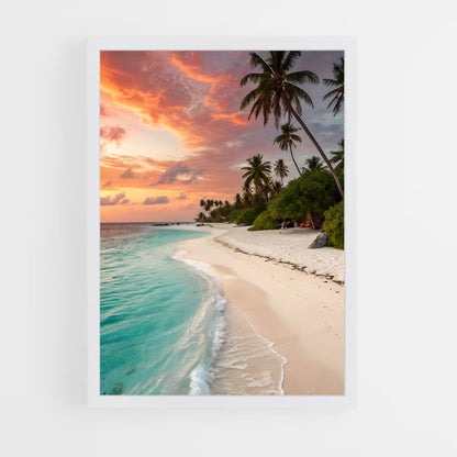 ap-tropical beach-2 cadre Blanc