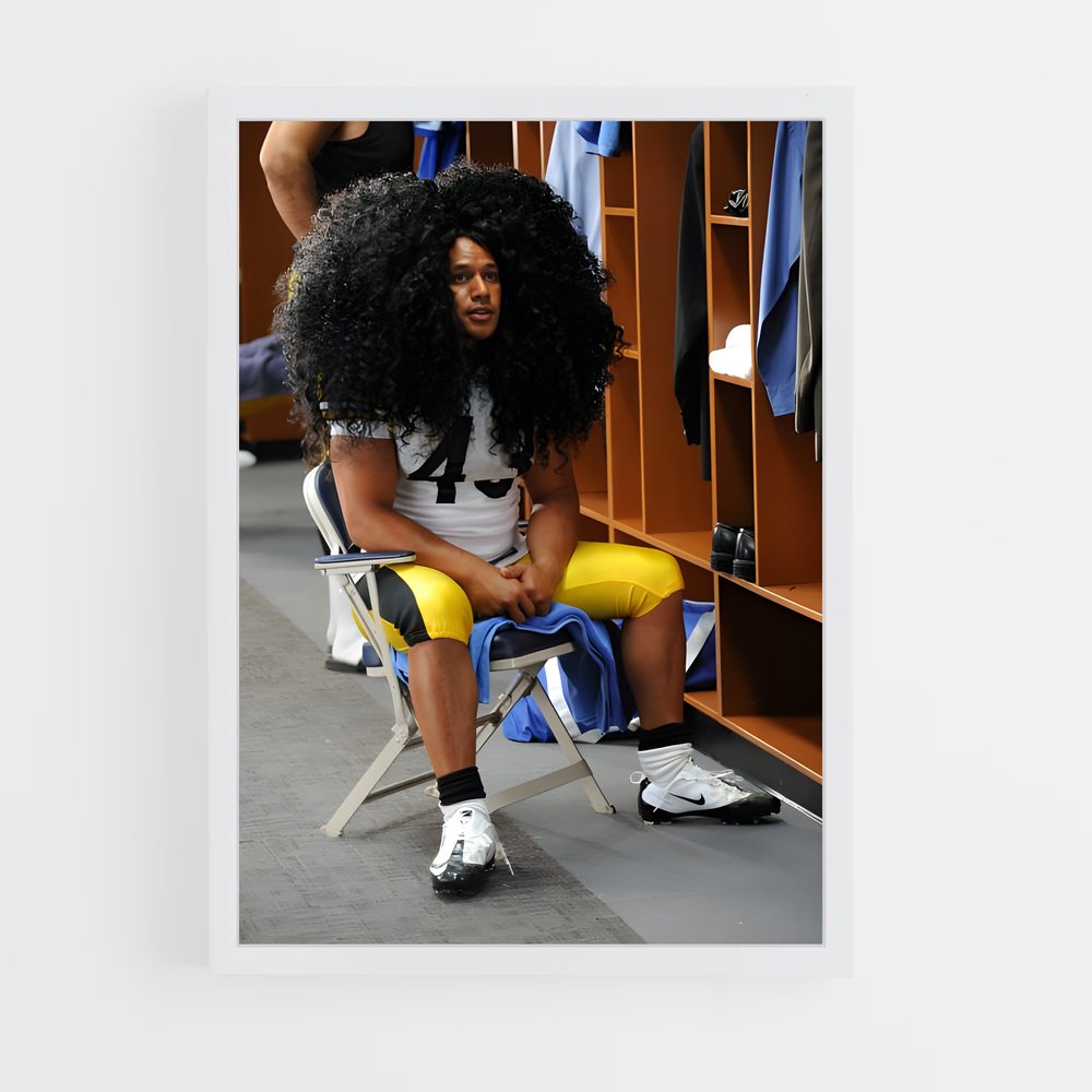 ap-troy polamalu-5 cadre Blanc