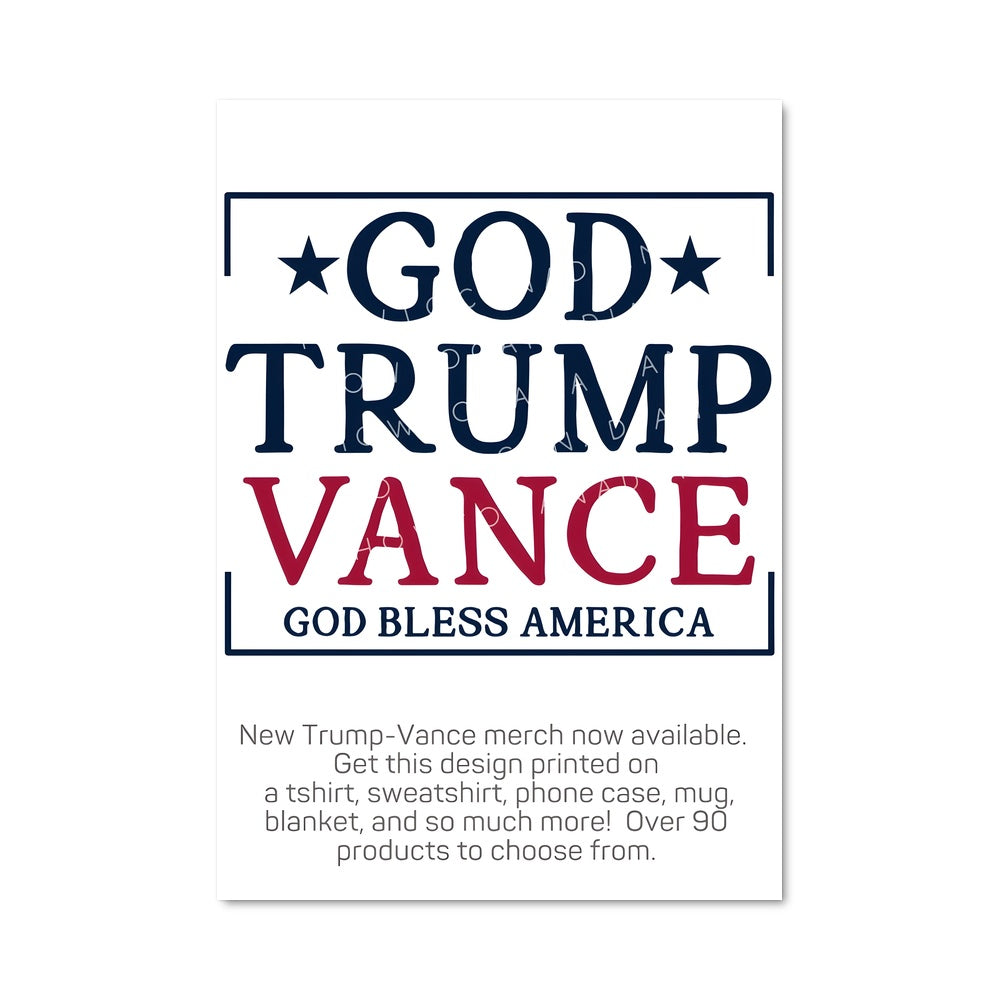 Poster Trump Vice 2024