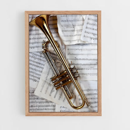 ap-trumpet-4 cadre Bois clair
