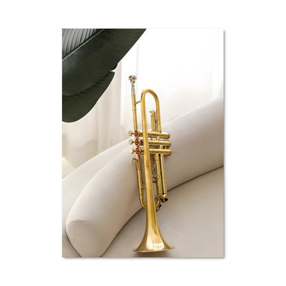 Poster Jazz et Plantes