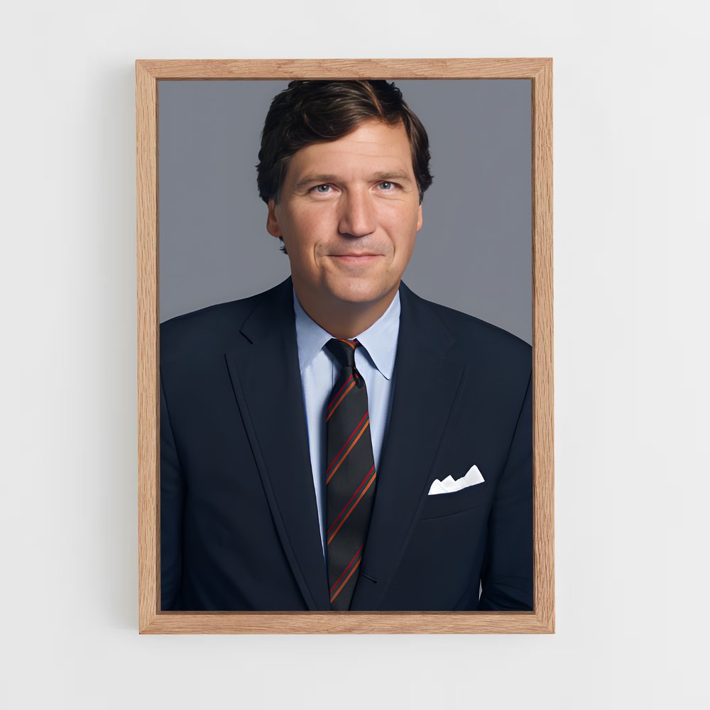 ap-tucker carlson-5 cadre Bois clair