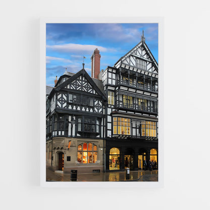 ap-tudor architecture-4 cadre Blanc