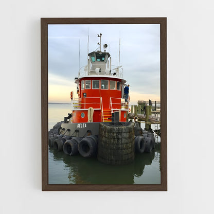 ap-tugboats-3 cadre Bois foncé